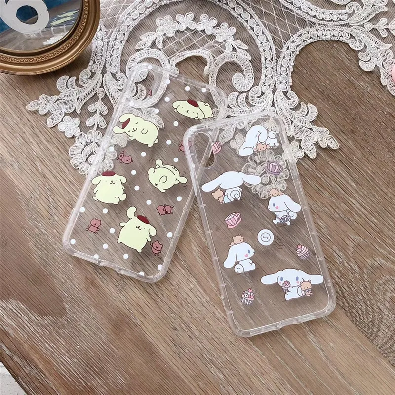 My Melody Twin Stars Cartoon Clear Soft TPU Phone Case Cover