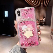 My Melody Little Twin Stars Quicksand Glitter Soft Phone Case My Melody Little Twin Stars Quicksand Glitter Soft Phone Case