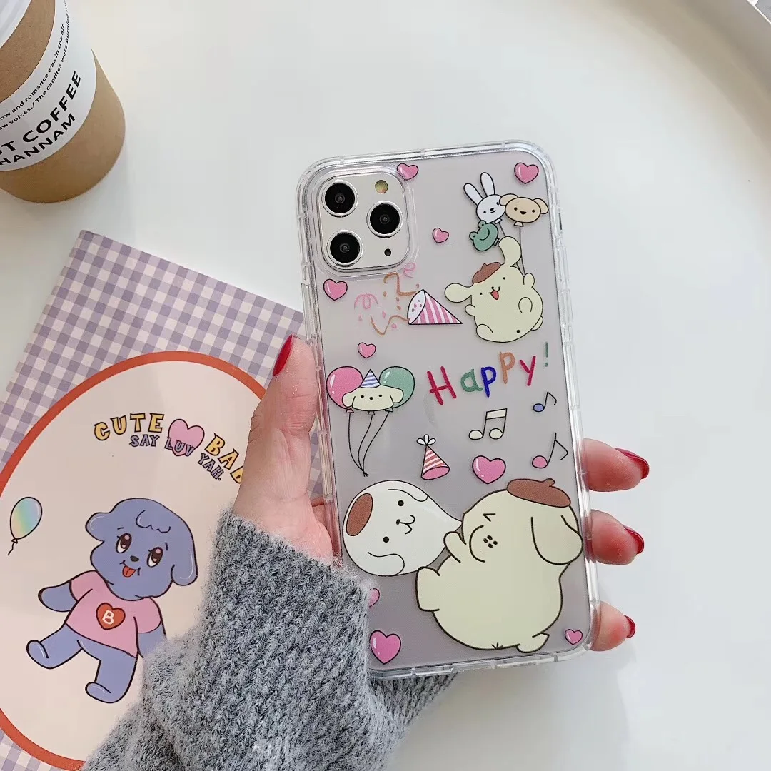 My Melody Cinnamoroll Pom Pom Purin Cartoon Phone Case
