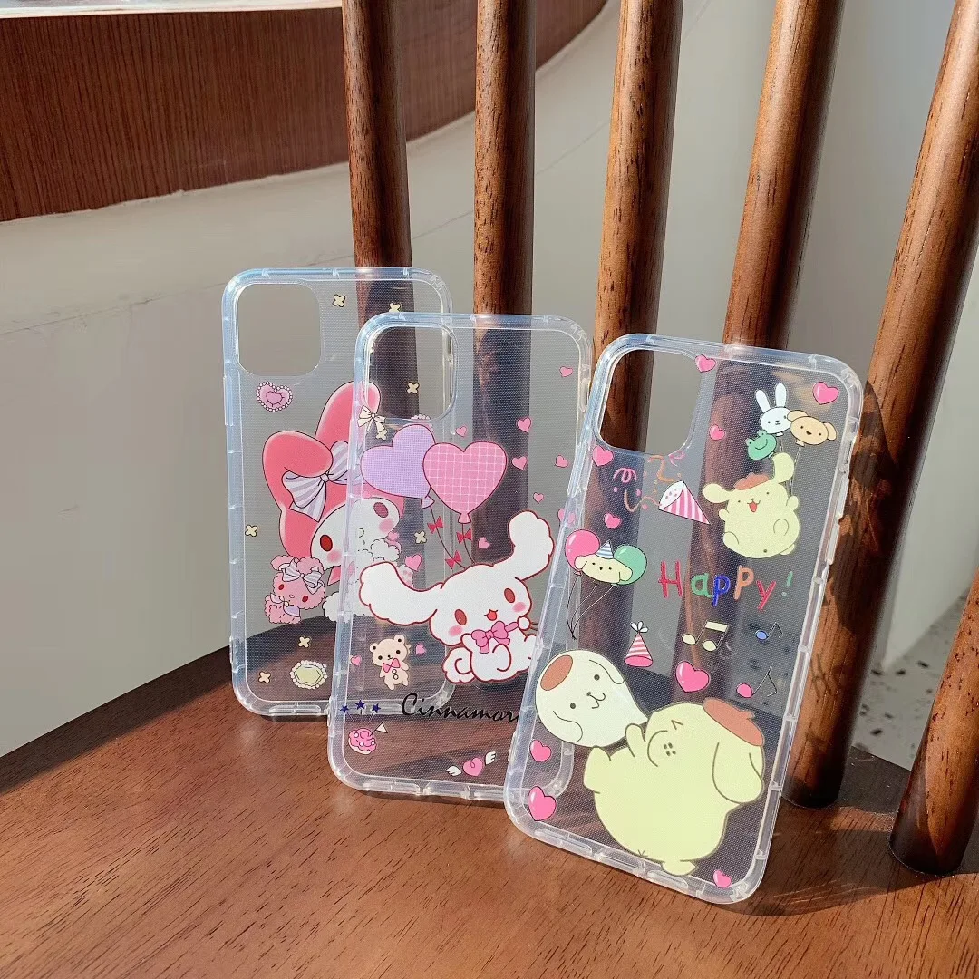 My Melody Cinnamoroll Pom Pom Purin Cartoon Phone Case