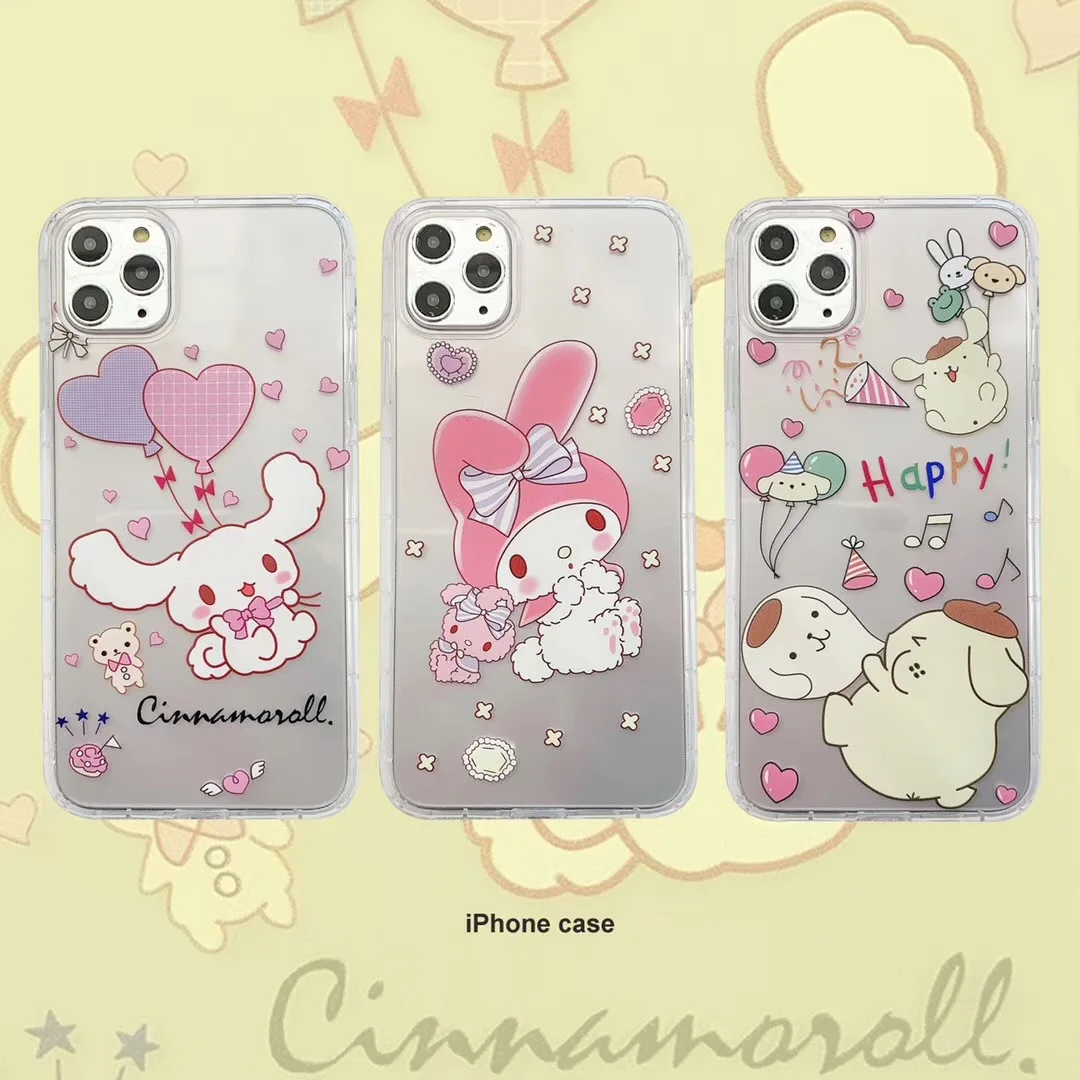 My Melody Cinnamoroll Pom Pom Purin Cartoon Phone Case