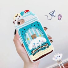 Ice Cream Melody 3D Cartoon Yugui Dog + Lanyard Silicone Soft Cover Ice Cream Melody 3D Cartoon Yugui Dog + Lanyard Silicone Soft Cover