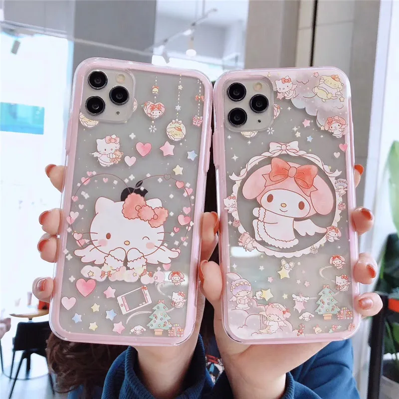 Bear Stellalous Cat My Melody Cinnamoroll Cartoon Phone Case