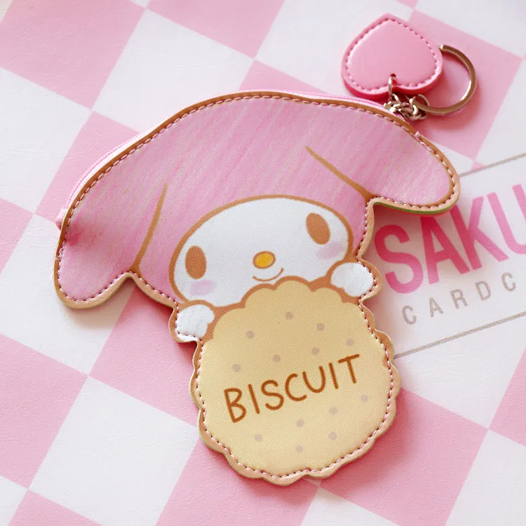 My Melody Cartoon Love Strawberry Coin Pendant Purse