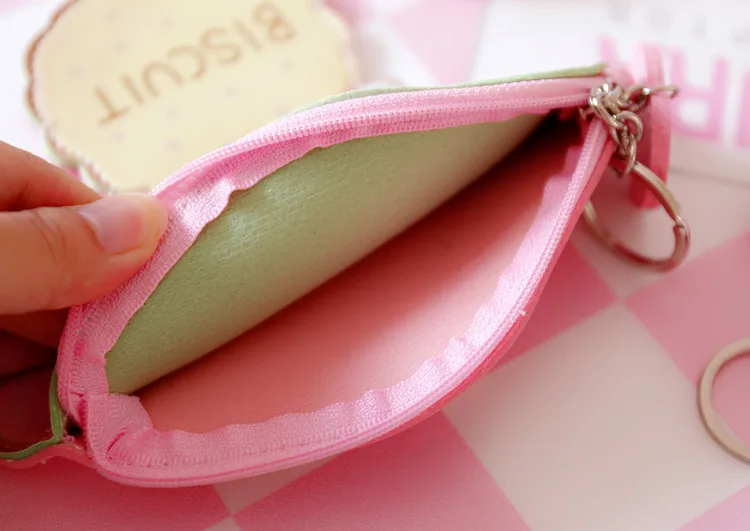My Melody Cartoon Love Strawberry Coin Pendant Purse