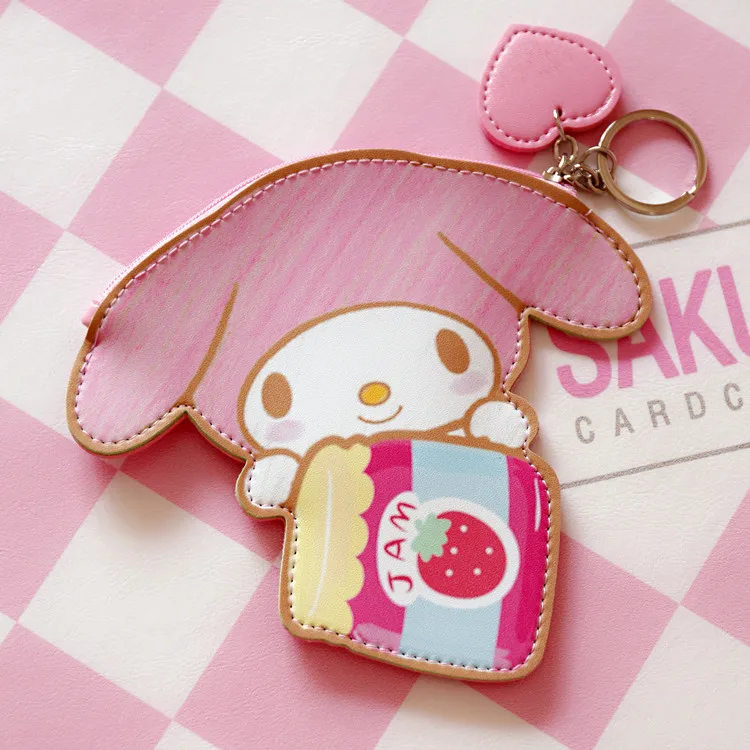 My Melody Cartoon Love Strawberry Coin Pendant Purse