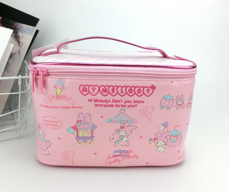 My Melody Cartoon Style Cosmetic Makeup Case Bag