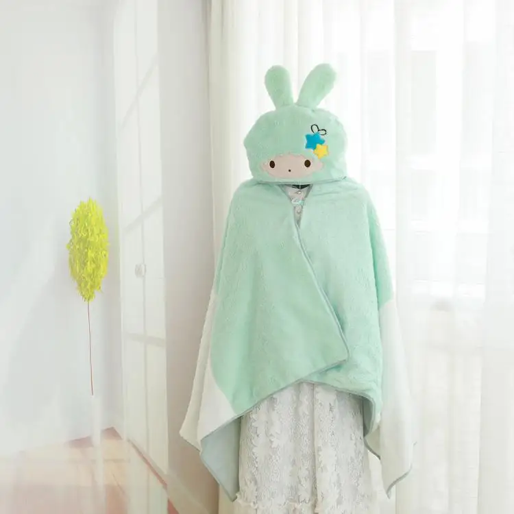 Duffy Bear Stellalou/Cinnamoroll Cartoon Shawl Cloak Nap Blanket