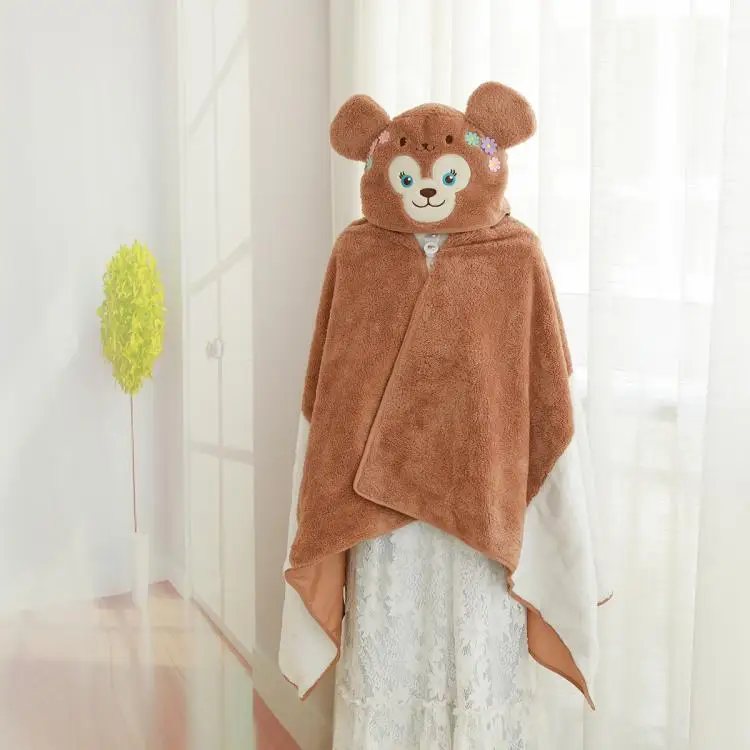Duffy Bear Stellalou/Cinnamoroll Cartoon Shawl Cloak Nap Blanket