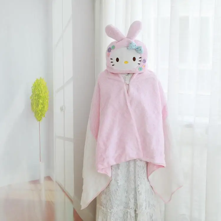 Duffy Bear Stellalou/Cinnamoroll Cartoon Shawl Cloak Nap Blanket