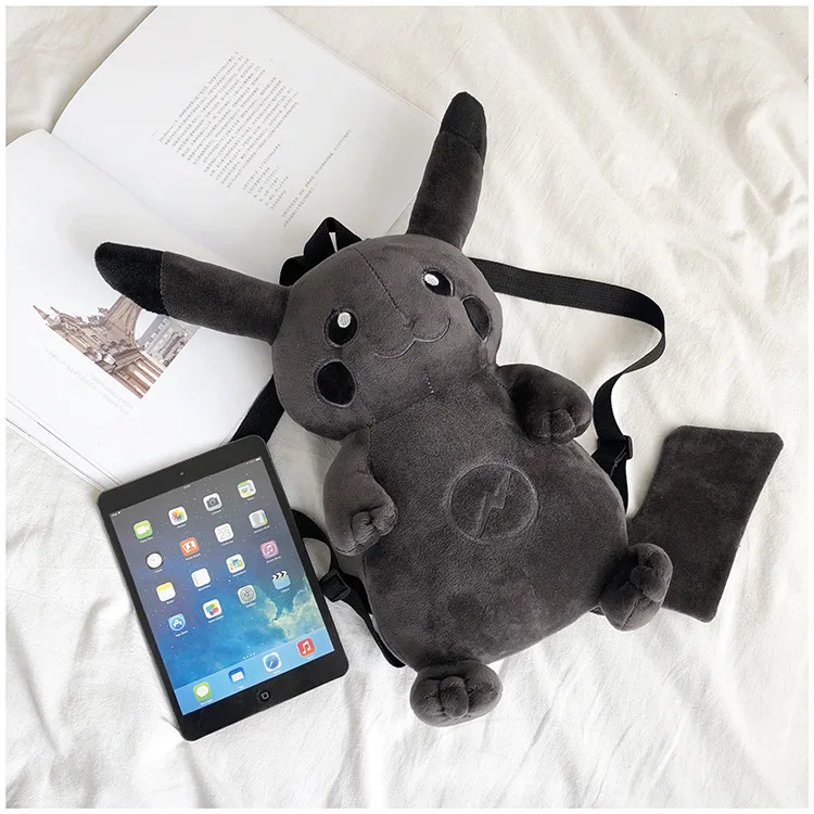 Pikachu Dark Lightning Pokemon Anime Plush Toy Backpack Pikachu Dark Lightning Pokemon Anime Plush Toy Backpack