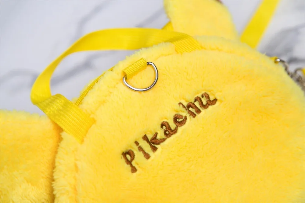Kawaii Pikachu Anime Stuffed Shoulder Bag