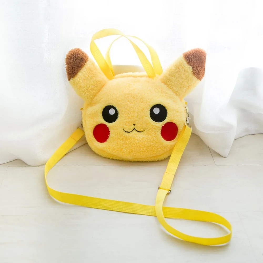 Kawaii Pikachu Anime Stuffed Shoulder Bag