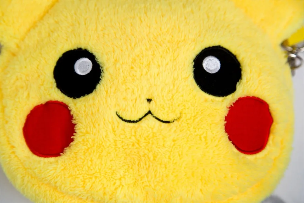 Kawaii Pikachu Anime Stuffed Shoulder Bag