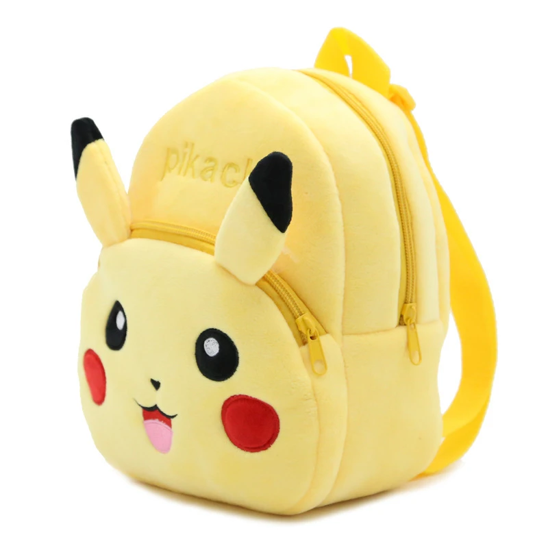 Pikachu Anime Plush Kindergarten Shoulder Backpacks