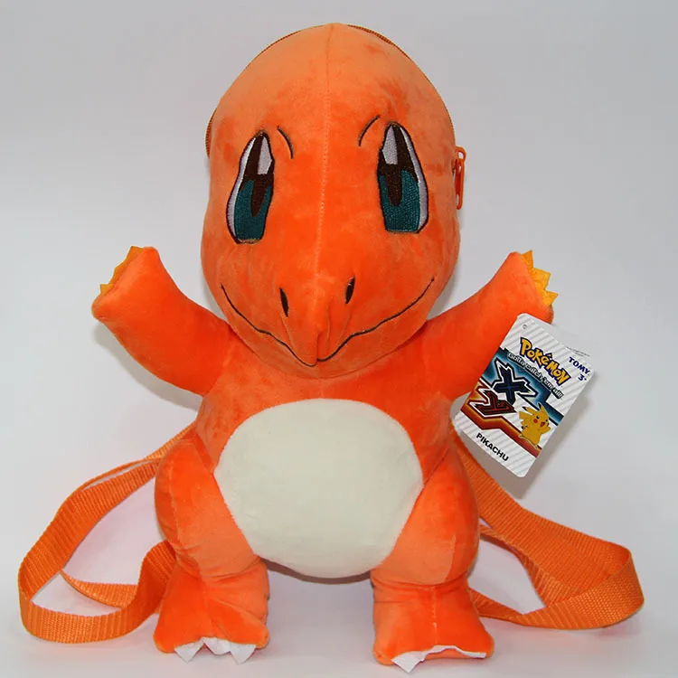 Mochila Squirtle Charmander Anime Soft School Bags
