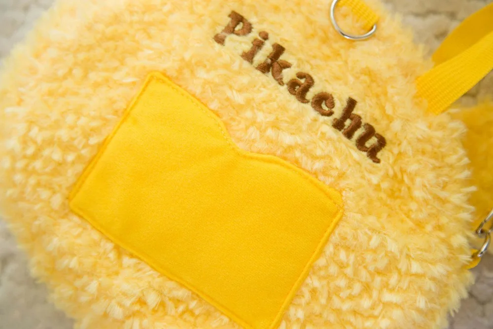 Kawaii Pokemon Pikachu Anime Stuffed Soft Crossbody Handbag