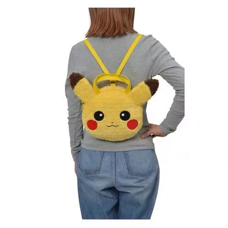 Kawaii Pokemon Pikachu Anime Stuffed Soft Crossbody Handbag