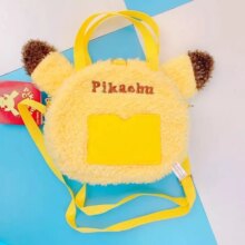 Kawaii Pokemon Pikachu Anime Stuffed Soft Crossbody Handbag Kawaii Pokemon Pikachu Anime Stuffed Soft Crossbody Handbag