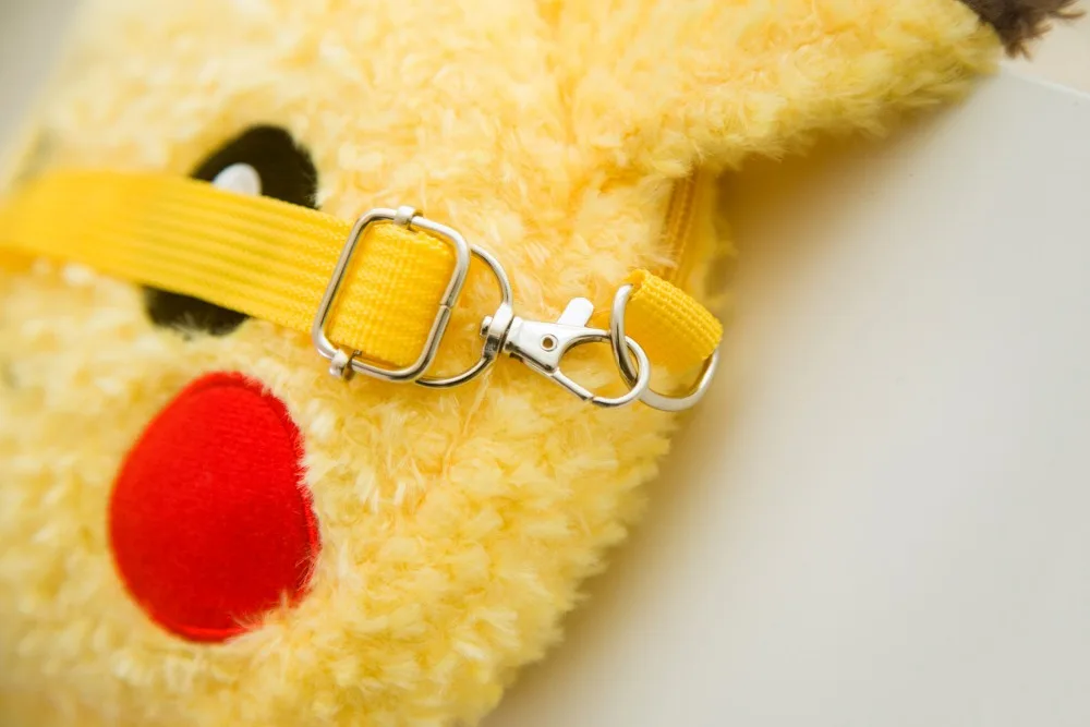 Kawaii Pokemon Pikachu Anime Stuffed Soft Crossbody Handbag
