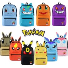 Pokemon Hunter Eevee Bulbasaur Anime Black Backpack Pokemon Hunter Eevee Bulbasaur Anime Black Backpack