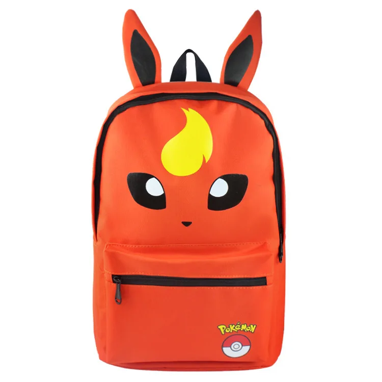 Pokemon Characters Haunter Eevee Bulbasaur Anime Kids Backpack