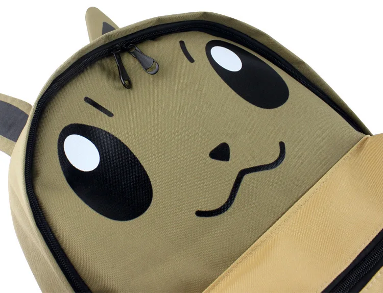 Anime Pokemon Hunter Eevee Bulbasaur Backpack
