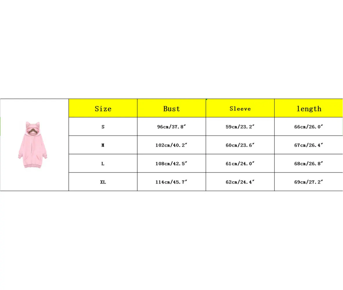 Kawaii Gacha Life Cat Ears Bunny Pattern Hoodies