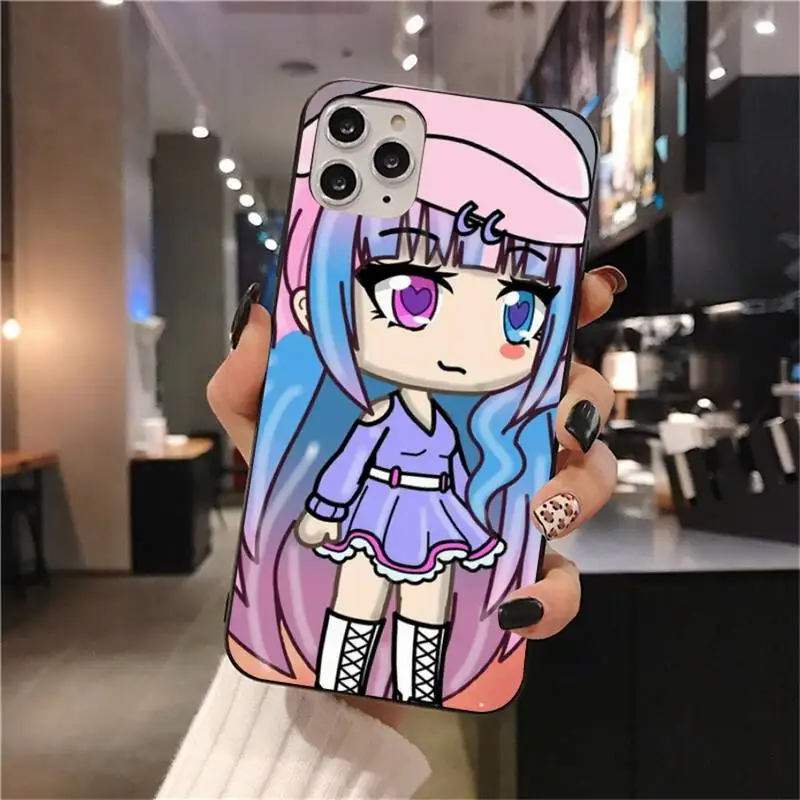 Social Game Gacha Life Anime Soft Phone Case For iPhone