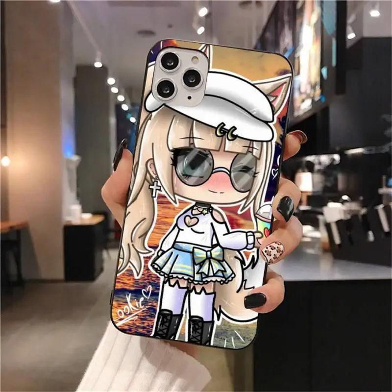 Social Game Gacha Life Anime Soft Phone Case For iPhone