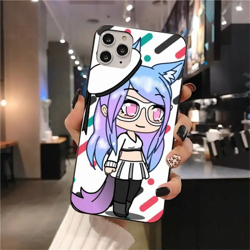 Social Game Gacha Life Anime Soft Phone Case For iPhone