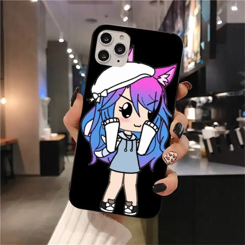 Social Game Gacha Life Anime Soft Phone Case For iPhone