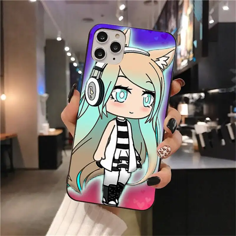 Social Game Gacha Life Anime Soft Phone Case For iPhone