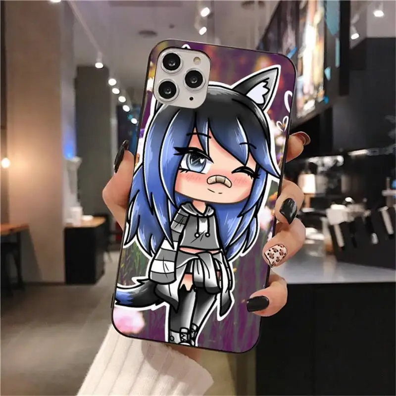 Social Game Gacha Life Anime Soft Phone Case For iPhone