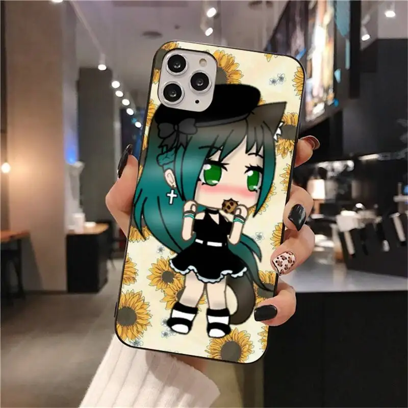 Social Game Gacha Life Anime Soft Phone Case For iPhone