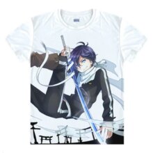 Noragami Aragoto Yato Japanese Anime Breathable Casual T-Shirt Noragami Aragoto Yato Japanese Anime Breathable Casual T-Shirt