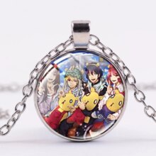 Noragami Aragoto Yukine Yato Hiyori Anime Glass Crystal Pendant Chain Necklaces Noragami Aragoto Yukine Yato Hiyori Anime Glass Crystal Pendant Chain Necklaces