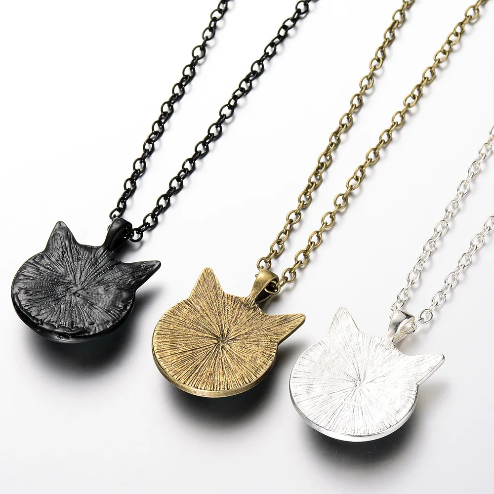 Noragami Aragoto Yukine Yato Hiyori Anime Black Cat Ear Shape Necklace Noragami Aragoto Yukine Yato Hiyori Anime Black Cat Ear Shape Necklace