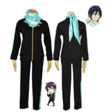 Anime Noragami Yato Wig And Cargo Suit (Jacket + Pants + Scarf Wig) Suit Anime Noragami Yato Wig And Cargo Suit (Jacket + Pants + Scarf Wig) Suit