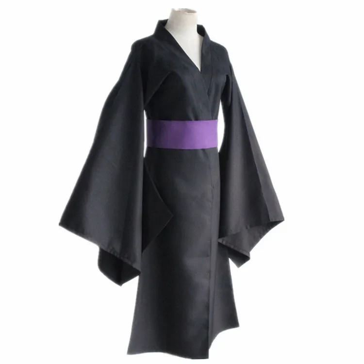 Anime Noragami Yato Black Kimono Yukata Costume