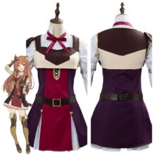 Anime The Rising Of The Shield Raphtalia Costume/ Wig/ Boots Anime The Rising Of The Shield Raphtalia Costume/ Wig/ Boots