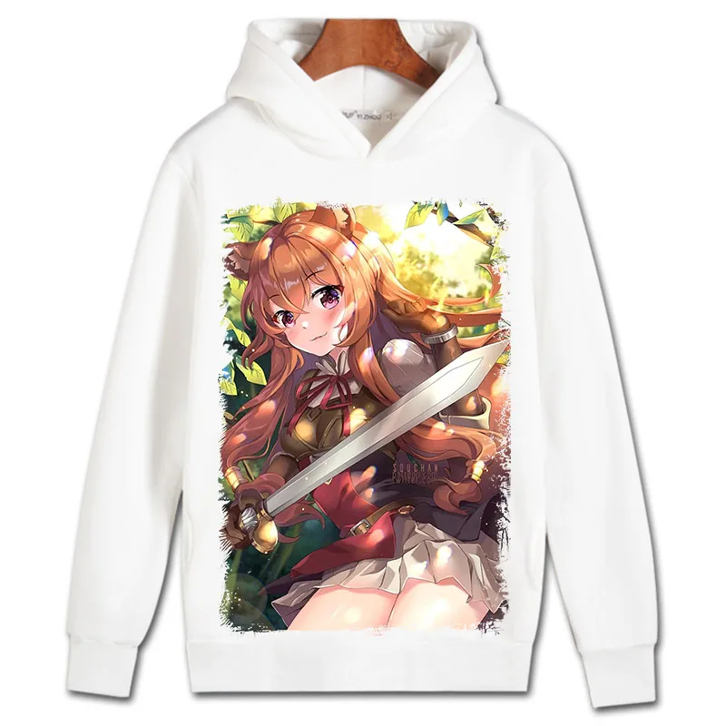Naofumi Iwatani Raphtalia Anime Cosplay Casual Hoodies