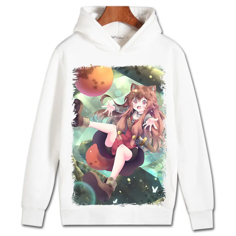 Naofumi Iwatani Raphtalia Anime Cosplay Casual Hoodies