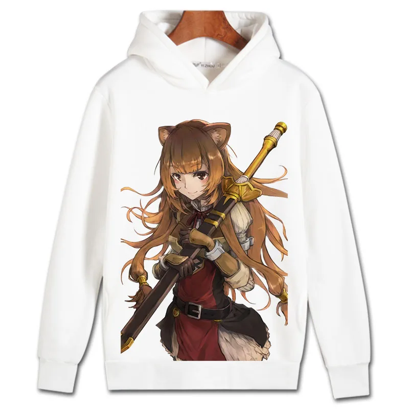Naofumi Iwatani Raphtalia Anime Cosplay Casual Hoodies