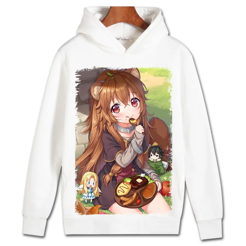 Naofumi Iwatani Raphtalia Anime Cosplay Casual Hoodies