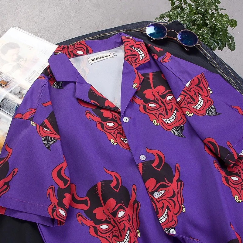 Evil Blouse Pink Loose Collared Bluzka Gothic T-Shirt