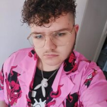 Evil Blouse Pink Loose Collared Bluzka Gothic T-Shirt Evil Blouse Pink Loose Collared Bluzka Gothic T-Shirt