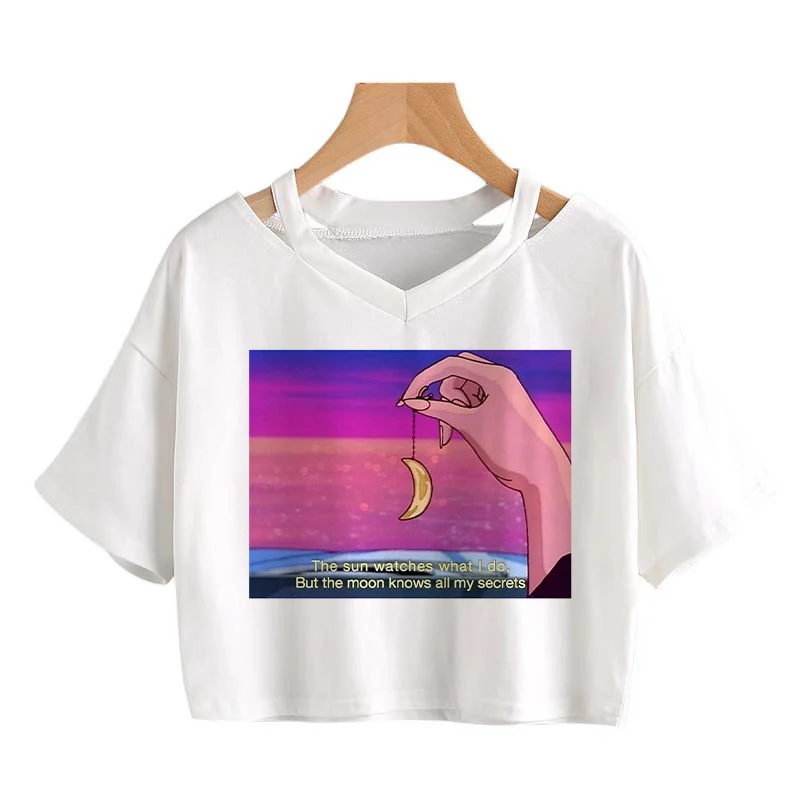 Harajuku Sailor Moon Print Casual T-Shirt
