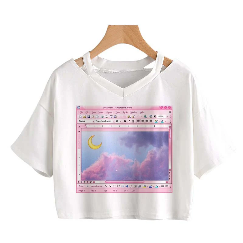 Harajuku Sailor Moon Print Casual T-Shirt