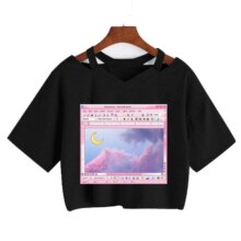 Harajuku Sailor Moon Print Casual T-Shirt Harajuku Sailor Moon Print Casual T-Shirt